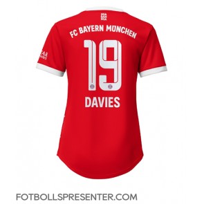 Bayern Munich Alphonso Davies #19 Hemma Matchtröja Dam 2022-23 Kortärmad